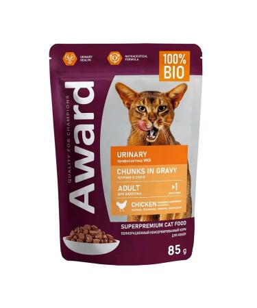 AWARD Wet food for adult cats 24 pcs x 85 g - Buy Online on GoSupps.com