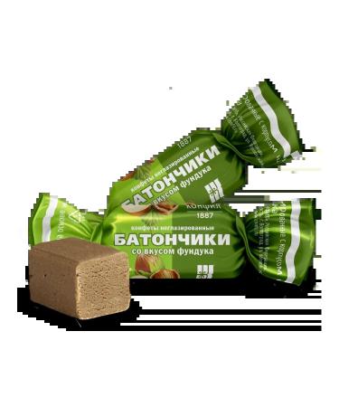 Confil Candy without glaze Bars with a flash of a hazelnut 500 g - Buy Online on GoSupps.com