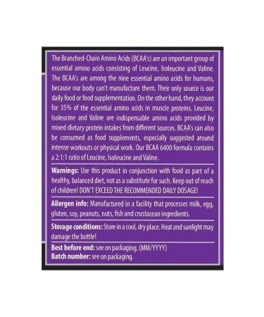 Scitec Nutrition Amino acids BCAA 6400 2 1 1 125 tablets - Buy Online on GoSupps.com