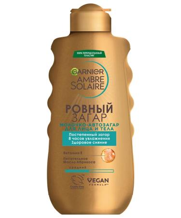 Garnier Auto -tanning for the face and body milk even tan 175ml