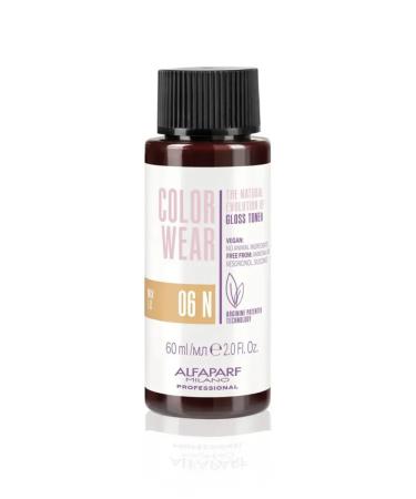 Alfaparf Milano Hair dye Color Wear Gloss Toner 06n 60ml