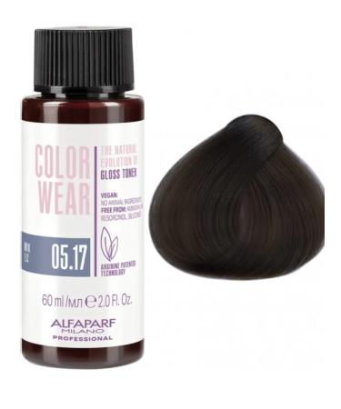 Alfaparf Milano Hair dye Color Wear Gloss Toner 05.17 60ml