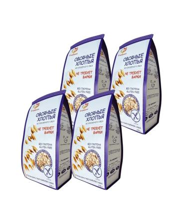 Stashevskoe Oatmeal flakes that do not require cooking without gluten 4pcs 275g
