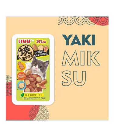 Inaba Katsuvushi cats and a scallop 25g. * 3 pcs - Buy Online on GoSupps.com