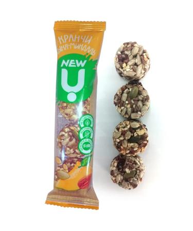 Cereal bars Kranch set of 3 pcs cranberries+strawberries+apple+melon+mango+kiwi - Buy Online on GoSupps.com