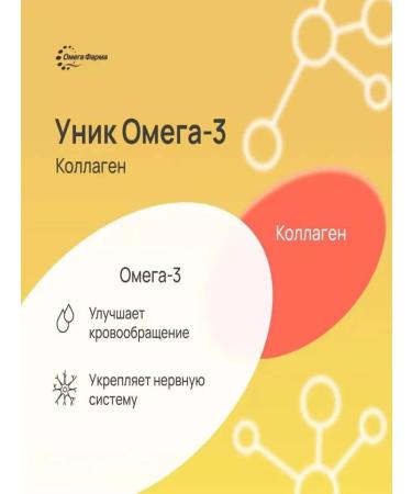 UNIQUE Omega-3 and collagen vitamin C for the face of joints and bonds - Buy Online on GoSupps.com