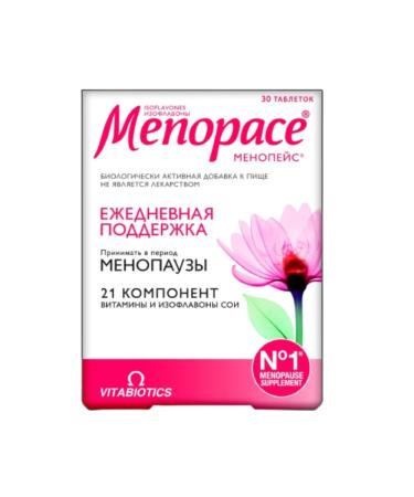 Menopace Isoflavons with menopause 30 tabs 1118 mg