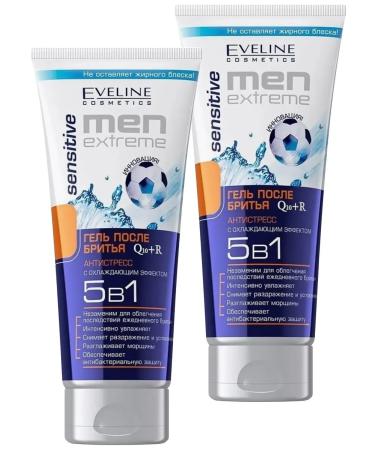 EVELINE Gel after the MEN EXTREME Q10+R SENSITIVE 5V1 200ml 2pcs after