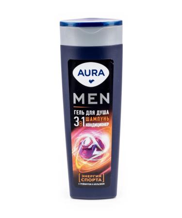 Aura Shower gel 3B1 with grapefruit extracts 380ml 4 pcs - Buy Online on GoSupps.com