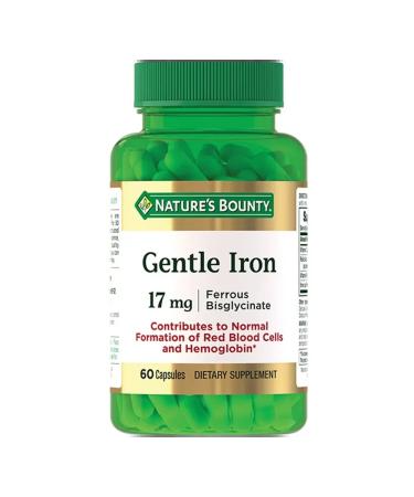 Nature's Bounty Easily accessible iron 17 mg 60 pcs