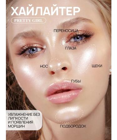 PrettyGirl Highlighter for the face and body - Buy Online on GoSupps.com