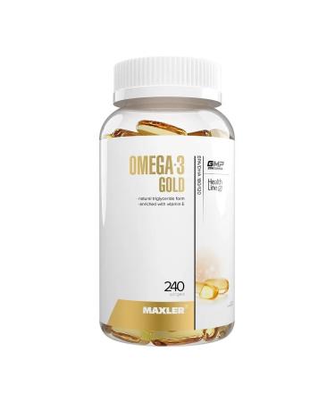maxler Omega-3 Omega-3 Gold USA 240 caps - Buy Online on GoSupps.com