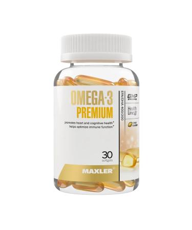 maxler Omega-3 Omega-3 Premium 30 Fatty Acids Caps Citrus