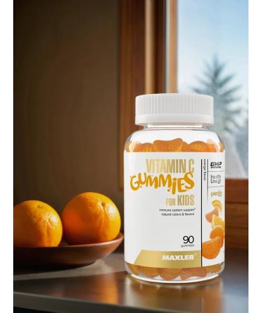 maxler For children Vitamin C Gummies for Kids 90 caps orange - Buy Online on GoSupps.com