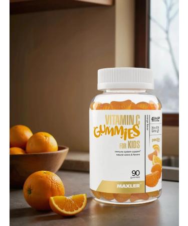 maxler For children Vitamin C Gummies for Kids 90 caps orange - Buy Online on GoSupps.com