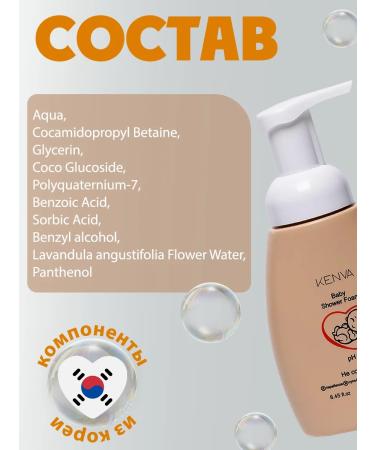 KENVA Gel foam for bathing children's laundering set 2 pcs - Buy Online on GoSupps.com