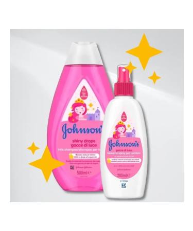 Johnson's baby Children's shampoo Johnson's Baby Shiny Drops 500 ml Pink - Buy Online on GoSupps.com