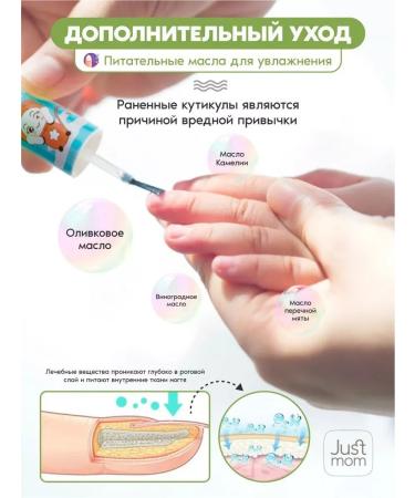 JustWill Gorky nail polish varnish against gnawing for children not to bite - Buy Online on GoSupps.com