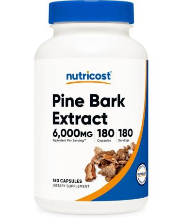 Nutricost Pine bark extract 300 mg 180 capsules - Buy Online on GoSupps.com