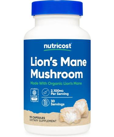 Nutricost Ezhovik creped 2100 mg 90 capsules - Buy Online on GoSupps.com