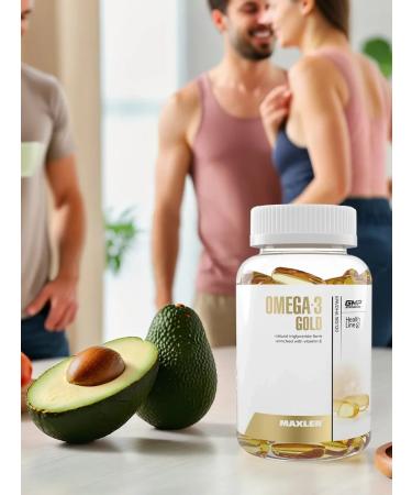 maxler Omega-3 omega-3 gold eu 120 caps fatty acids - Buy Online on GoSupps.com
