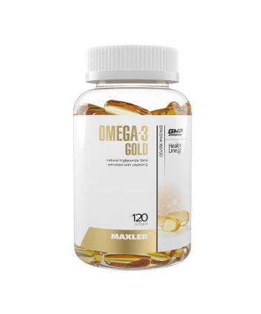 maxler Omega-3 omega-3 gold eu 120 caps fatty acids - Buy Online on GoSupps.com