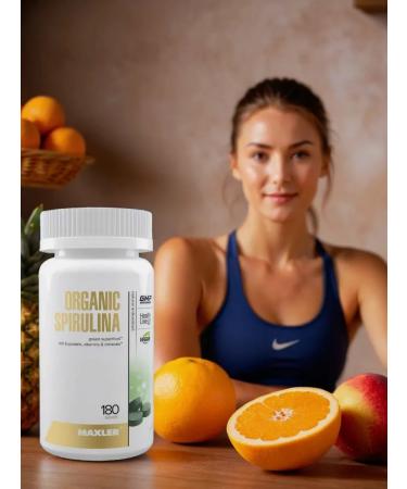 maxler Organic Spirulina Organic Spirulina 180 Table - Buy Online on GoSupps.com