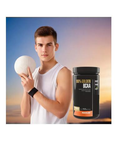 maxler BCAA amino acids 100% Golden BCAA 420 g green apple - Buy Online on GoSupps.com