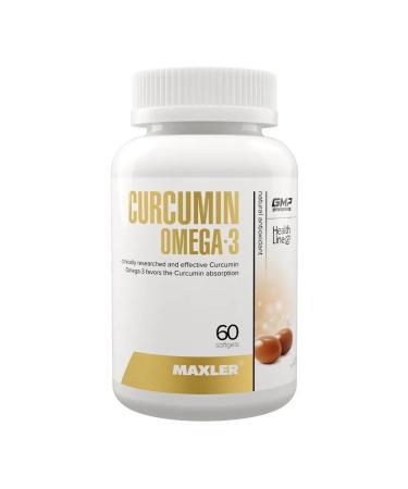 maxler Kurkumin + Omega-3 Curcumin Omega-3 60 caps - Buy Online on GoSupps.com