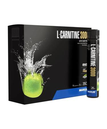 maxler L-carnitine L-Carnitine 3000-14 ampoules 25 ml green apple