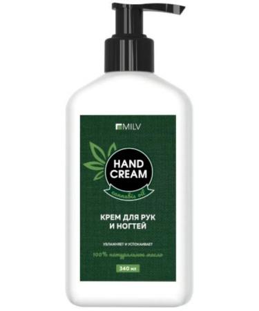MILV Hand and nail cream with hemp oil and panthenol