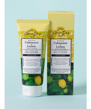 Grace Day Foam for washing with an extract of Kalamansi and Lemon 100ml - Buy Online on GoSupps.com