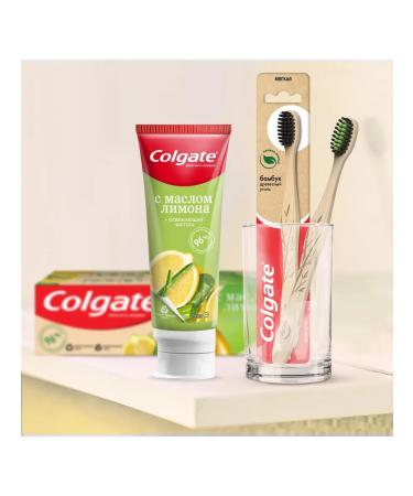 COLGATE Toothpaste refreshing cleanliness with lemon oil 75ml 2pcs - Buy Online on GoSupps.com