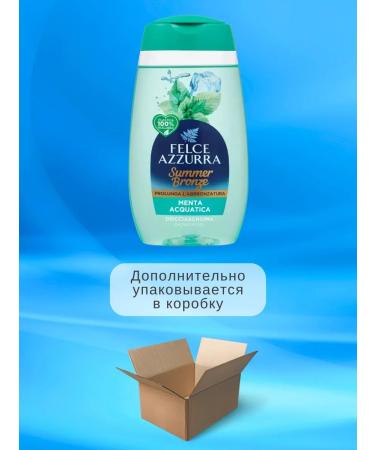 FELCE AZZURRA Summer Bronze Mint 250ml shower gel - Buy Online on GoSupps.com