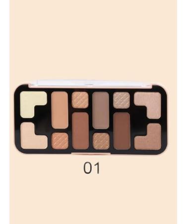 FARRES Eye Shadows+highlighter 12 colors 01