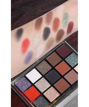 Dikalu Palette of shadows for eyelids red 15 shades - Buy Online on GoSupps.com