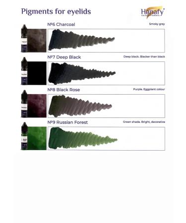 Hanafy Pigment for permanent makeup of the eyelids No. 7 Deep Black 5 ml - Buy Online on GoSupps.com