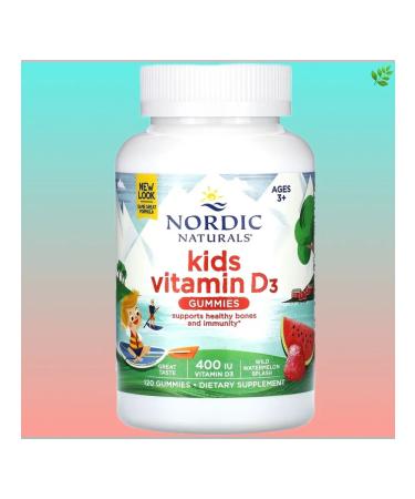 Nordic Naturals D3 for children 400 IU 120 marmalade