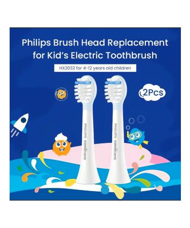 Philips Children's nozzles Sonicare HX2032 02 2 pcs - Buy Online on GoSupps.com
