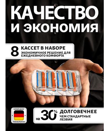 TORGTOP Blaves of shaving cassettes 8 pcs - Buy Online on GoSupps.com