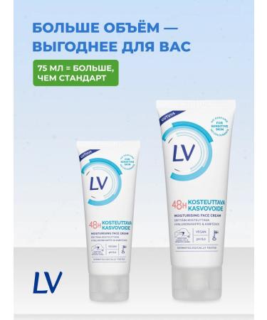 Moisturizing face cream without smell and fragrances 75 ml - Buy Online on GoSupps.com