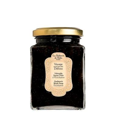 La Sultane de Saba Eucalyptus Black Soap 300gr black soap scrub - Buy Online on GoSupps.com