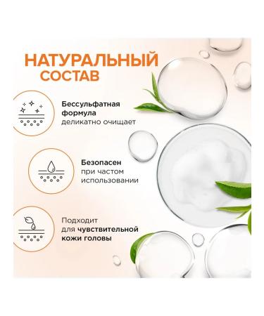 SYNERGETIC Shampoo "Maximum nutrition and restoration" 400 ml - Buy Online on GoSupps.com