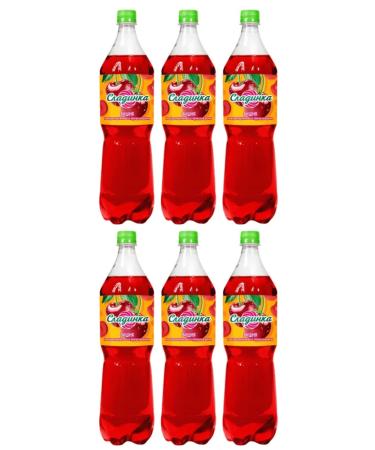 Cherry carbonated drink 6 x 1 25