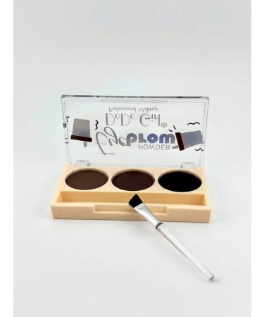 DIORA Shadows for eyebrows palette waterproof tone 03