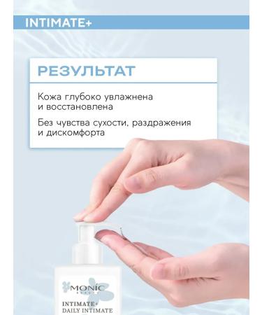 MONIC BEAUTY Intimate hygiene intimate+ with D-panthenol 300 ml - Buy Online on GoSupps.com