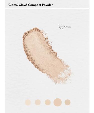Monica Beauty Glam & Glow Facial Powder! MATTE TOP No. 04 Soft Beige - Buy Online on GoSupps.com