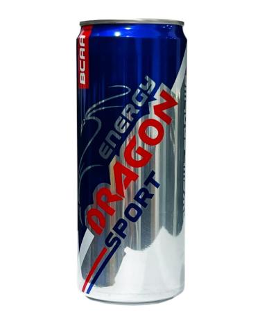 ENERGY DRAGON Sport Classic Blue Energy drink 0.45 l (12pcs) - Buy Online on GoSupps.com