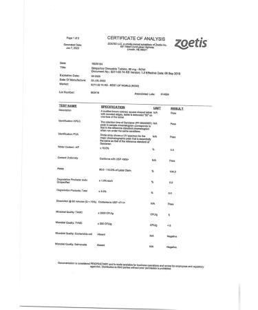 Zoetis Flea and dog ticks for dogs 20-40kg 3 tablets - Buy Online on GoSupps.com