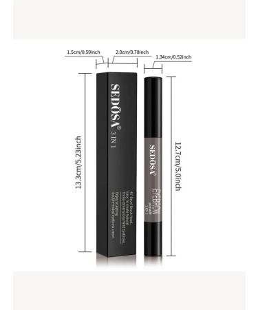 SHEGLAM Pencil lipstick for eyebrows 3 in 1 - Buy Online on GoSupps.com